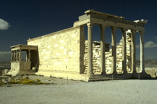 South and east sides of the Erechtheion. - View from the southeast.