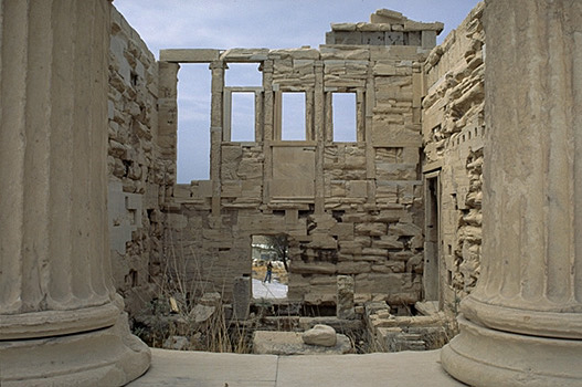 Interior of the Erechtheion. - View from the east. by Kevin T. Glowacki and Nancy L. Klein