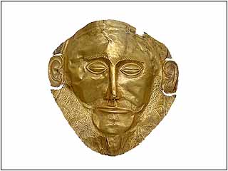 Gold mask from Mycenae - 